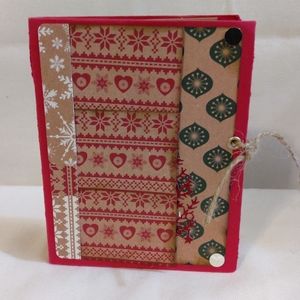 Handcrafted  "Christmas",  theme handmade Photo Albums. 5x6x1.75